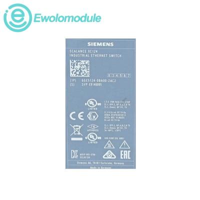 Siemens 6GK5124-0BA00-2AC2 SCALANCE XC124 Unmanaged Industrial Ethernet Switch