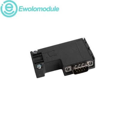 PROFIBUS bus connector with inclined cable outlet and PG socket