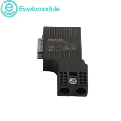PROFIBUS bus connector with inclined cable outlet without PG socket