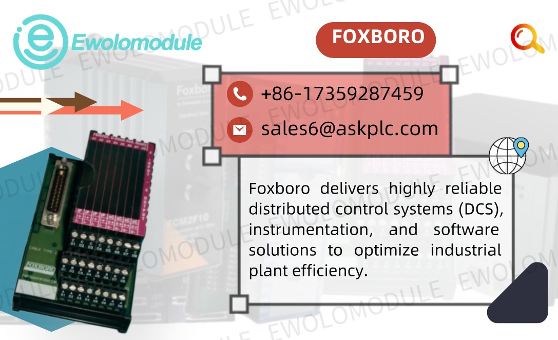 FOXBORO FCM2F10 P0916TQ: Flow Control Module Boosting Accuracy and Network Synchronization in Complex Utilities